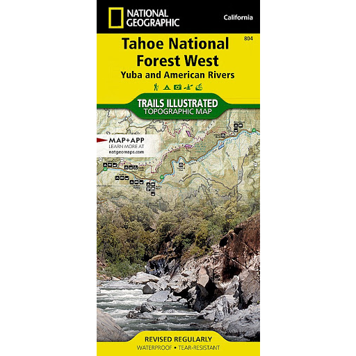 Tahoe National Forest West Map [Yuba and American Rivers]