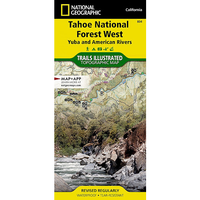 National Geographic Maps Tahoe National Forest West Map [Yuba and American Rivers]