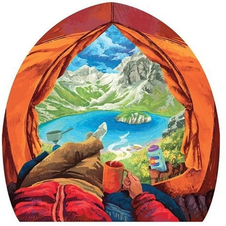 Tent View Alpine Sticker