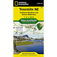 National Geographic Maps Yosemite NE: Tuolumne Meadows and Hoover Wilderness Map