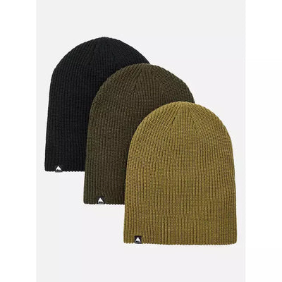 Burton Recycled DND Beanie 3 Pack - Nightfall / Sandstone / Forest Moss