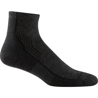 Darn Tough 1959 Men's Hiker Quarter Midweight Hiking Sock - Onyx Black