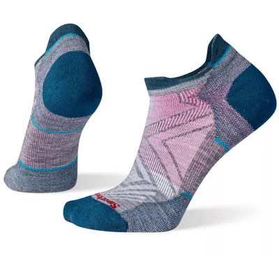 Smartwool Women's Run Zero Cushion Low Ankle Socks - Medium Gray