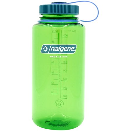 16 Oz Narrow Mouth Water Bottle With Straw Lid