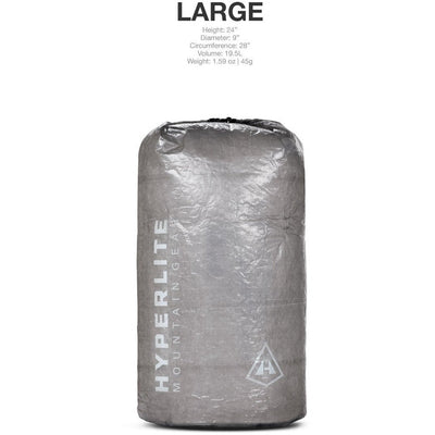 Hyperlite Mountain Gear Roll Top Stuff Sack - Grey