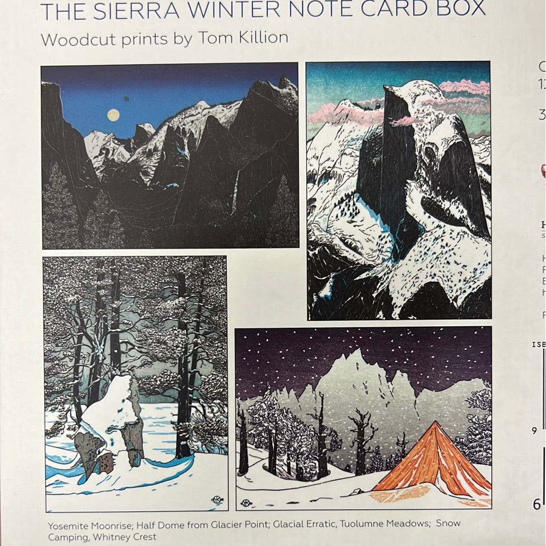 The Sierra Winter Note Card Box by Tom Killion