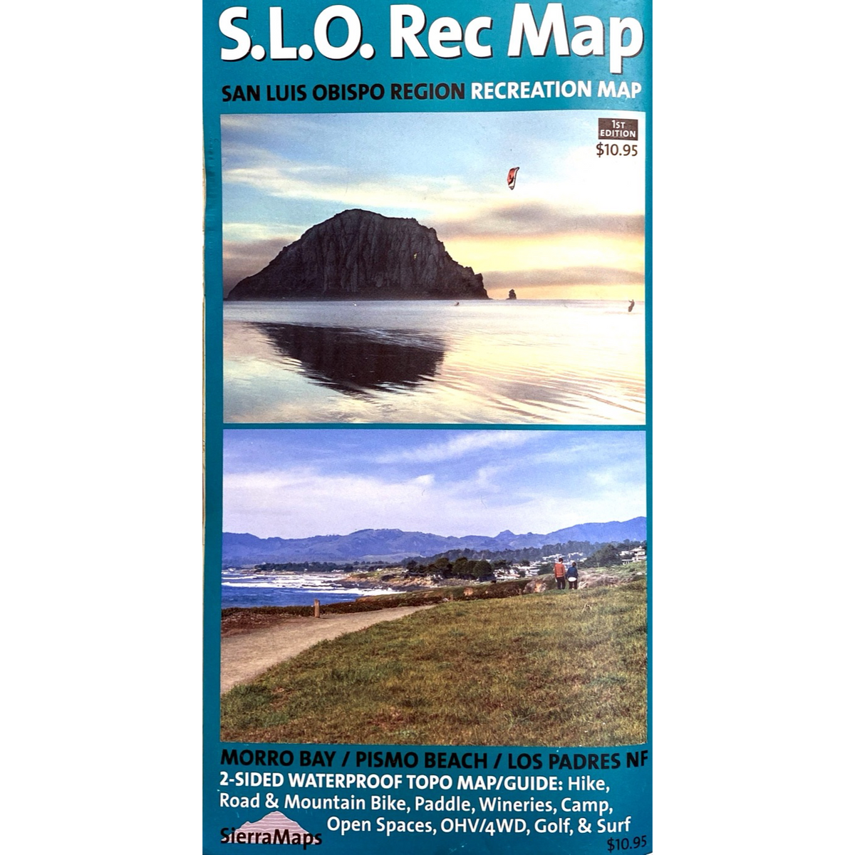Sierra Maps S.L.O. Rec Map - San Luis Obispo Region Recreation Map (2016)
