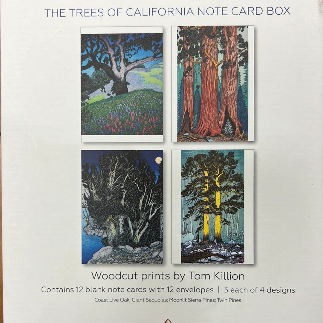 The Trees Of California Note Card Box by Tom Killion – The Mountain Air