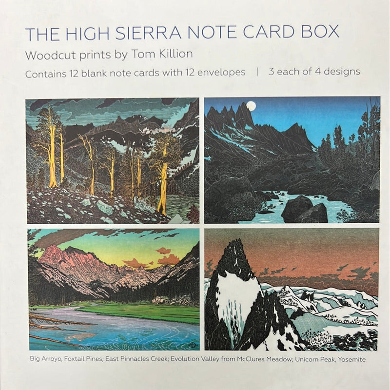 The High Sierra Note Card Box by Tom Killion