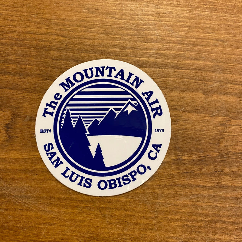 The Mountain Air Classic Round Sticker