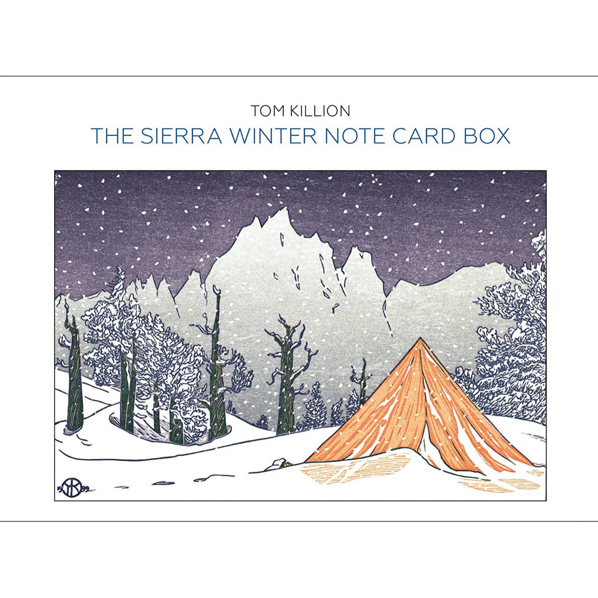 The Sierra Winter Note Card Box by Tom Killion