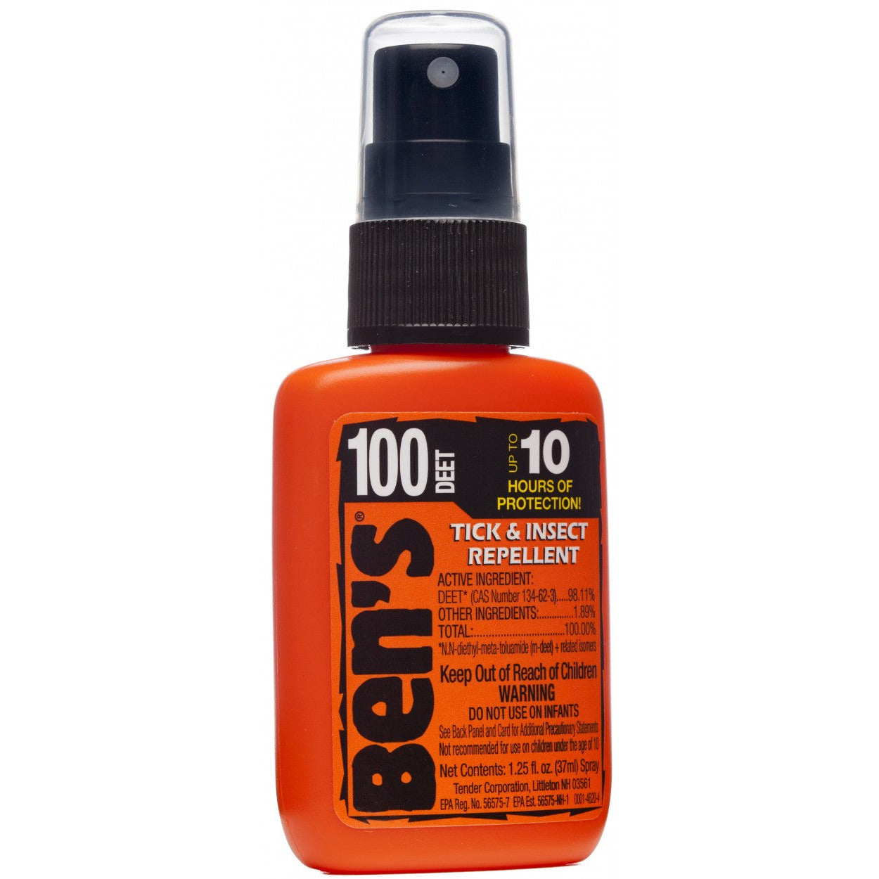 Ben's 100 Tick & Insect Repellent 1.25 oz. Pump Spray