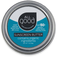 All Good SPF 50+ Zinc Sunscreen Butter 1 oz.