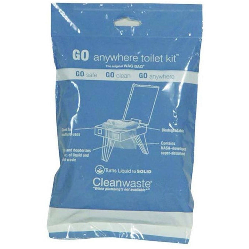 Cleanwaste Go Anywhere Waste Kit (Wag Bag Kit)