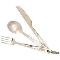 Vargo Titanium Spoon Fork Knife Set