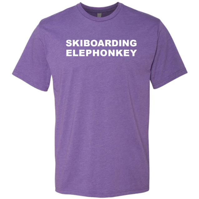 Skiboarding Elephonkey Tee