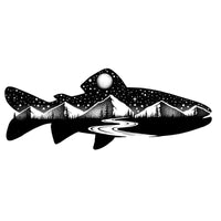 Sticker Art The Trout Sticker