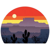 Sticker Art Desert Layers Sticker