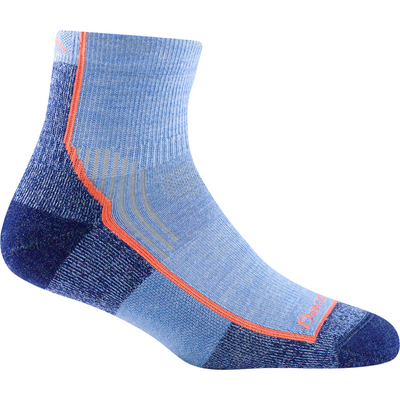Darn Tough 1958 Women's Hiker Quarter Midweight Hiking Sock - Dusk Denim